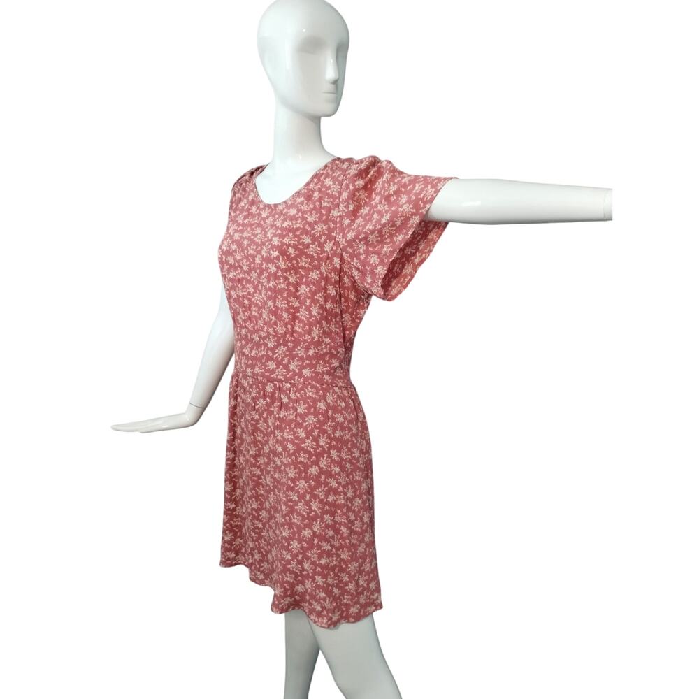 Mi Ami Francesca's size XL Floral Feminine Dainty  Romantic Open Back Mini Dress - Picture 2 of 10